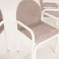 Set of 6 Knoll Mid Century Modern Dining Chairs Nice Suede Upholstery