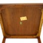 Dunbar Mid Century Modern Walnut Occasional Coffee Side Square Table