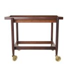 Danish Modern Teak Tea Cart Server
