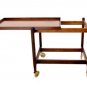 Danish Modern Teak Tea Cart Server