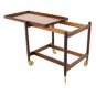 Danish Modern Teak Tea Cart Server