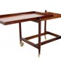 Danish Modern Teak Tea Cart Server