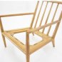 Mid Century Modern Robsjohn Gibbings Widdicomb Walnut Lounge Chair Frame