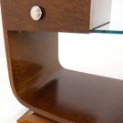 Art Deco c.1940's Tiger Maple Vanity Dressing Table