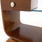 Art Deco c.1940's Tiger Maple Vanity Dressing Table