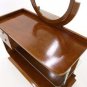Art Deco c.1940's Tiger Maple Vanity Dressing Table
