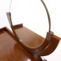 Art Deco c.1940's Tiger Maple Vanity Dressing Table