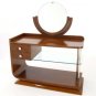 Art Deco c.1940's Tiger Maple Vanity Dressing Table