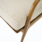 Mid Century Danish Modern Lounge Chair New Upholstery Foam.