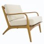 Mid Century Danish Modern Lounge Chair New Upholstery Foam.