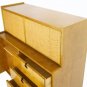Edmond Spence Swedish Danish Modern High Chest Dresser Cabinet Mid Century Eames