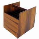 Danish Mid Century Modern Rosewood Magazine Rack