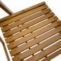 Danish Mid Century Modern Drop Leaf Dining Table 4 Self Storing Folding Chairs