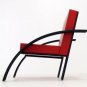 Aldo Rossi Parigi Chair Red and Black