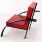 Aldo Rossi Parigi Chair Red and Black