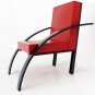 Aldo Rossi Parigi Chair Red and Black