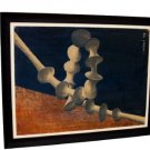 Peter Chinni Charcoal Paper Paining Art Work "Mutation"