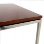 Big Chrome Rosewood Mid Century Dining Conference Table Knoll