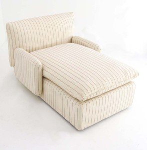 Pace Collection Removable Upholstery Chaise Lounge