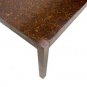 Mid Century Modern Faux Tortoise Finish Dining Table