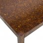 Mid Century Modern Faux Tortoise Finish Dining Table