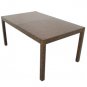 Mid Century Modern Faux Tortoise Finish Dining Table