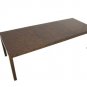 Mid Century Modern Faux Tortoise Finish Dining Table