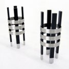 Pair Heavy Architectural Steel Table Pedestal Bases