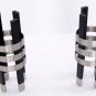 Pair Heavy Architectural Steel Table Pedestal Bases