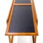 Mid Century Danish Modern Teak Drop Leaf Tea Cart