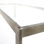 Mid Century Modern Chrome Frame Coffee Table Baughman