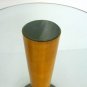Pair of Lovely Glass Top Cone Shape Bases End Tables.