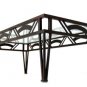 Brancusi Mid Century Modern Glass Top Coffee Table