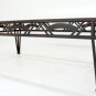 Brancusi Mid Century Modern Glass Top Coffee Table