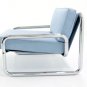 Mid Century Modern Tubular Frame Lounge Chair Bauhaus
