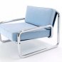 Mid Century Modern Tubular Frame Lounge Chair Bauhaus