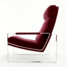 Very Nice Mohair Upholstery Lounge Chair Baughman Decor