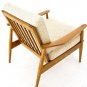Danish Mid Century Modern Lounge Chair New Upholstery