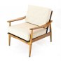 Danish Mid Century Modern Lounge Chair New Upholstery