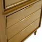 Danish Mid Century Modern High Chest Dresser Drawers