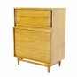 Danish Mid Century Modern High Chest Dresser Drawers