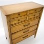 Danish Mid Century Modern Walnut High Chest Dresser by Drexel