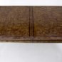 Mid Century Modern Burl Wood Dining Table 2 Extensions Mastercraft Baughman era