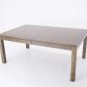 Mid Century Modern Burl Wood Dining Table 2 Extensions Mastercraft Baughman era
