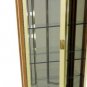 Brass Glass Modern Showcase Display Cabinet Mastercraft