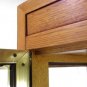 Brass Glass Modern Showcase Display Cabinet Mastercraft