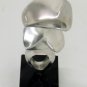 Mid Century Modern Crome and Marble Abstract Scupture