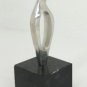 Mid Century Modern Crome and Marble Abstract Scupture