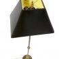 Mixed Media Mid Century Modern Floor Lamp Brass Metal