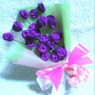 33 purple roses